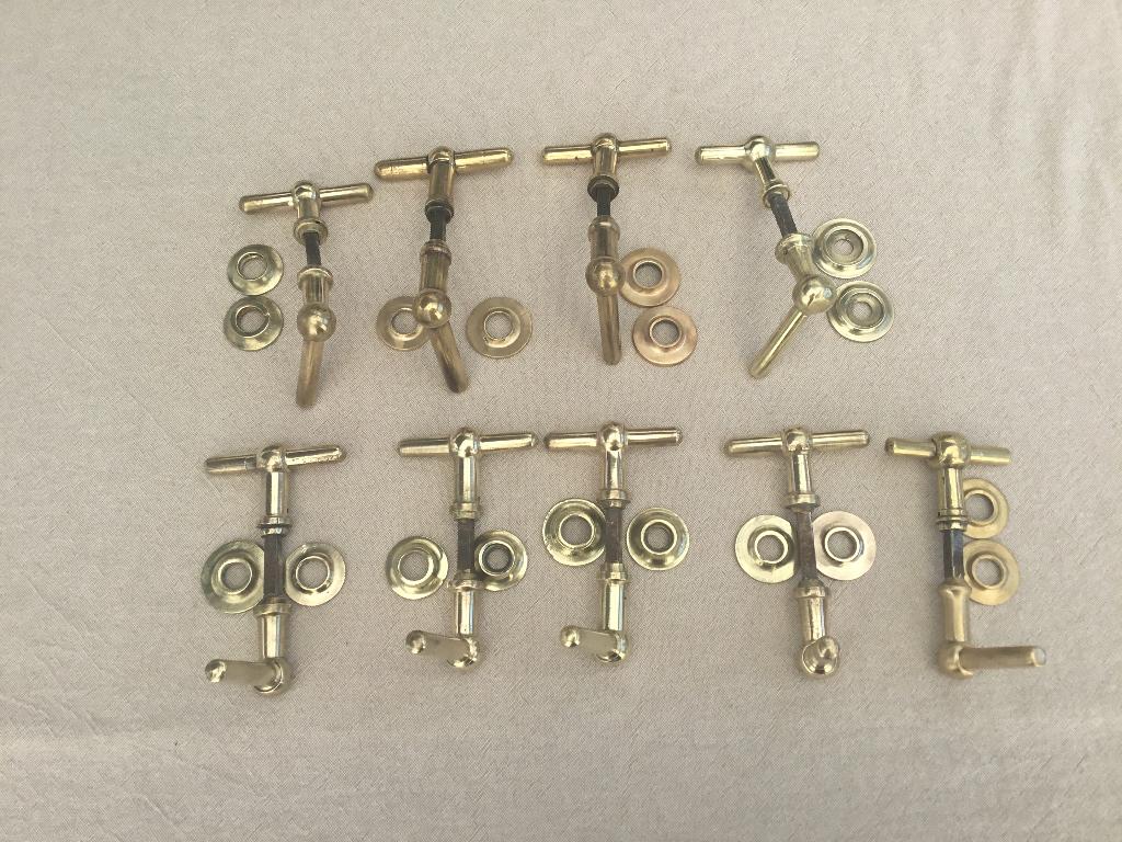 Poignées de porte anciennes, Enlèvement ou Envoi, Cuivre