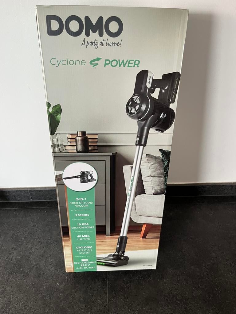 Aspirateur balai 2 en 1 DOMO sans fil. Neuf et emballé, Electroménager, Aspirateurs, Enlèvement ou Envoi, Neuf, Aspirateur