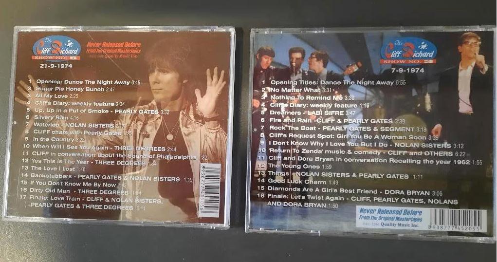 Cliff Richard Show - 2 CD rares + CD Live from a distance, Enlèvement ou Envoi, 1980 - 1989, Utilisé