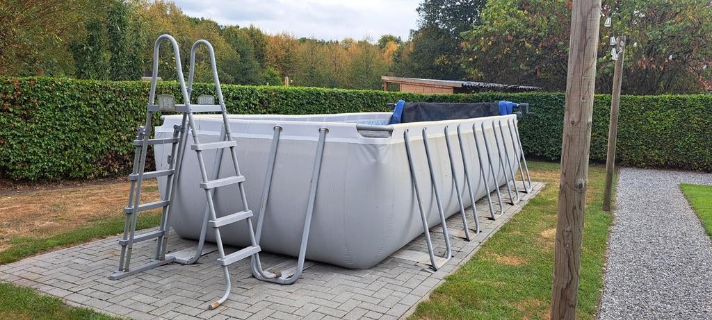Zwembad 640x274x132 + warmtepomp + filter, Tuin en Terras, Zwembaden, Ophalen