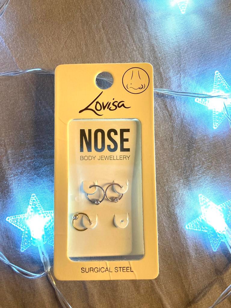 Piercing van neus, lip en navel, Handtassen en Accessoires, Piercings, Nieuw, Neuspiercing, Staal, Ophalen of Verzenden