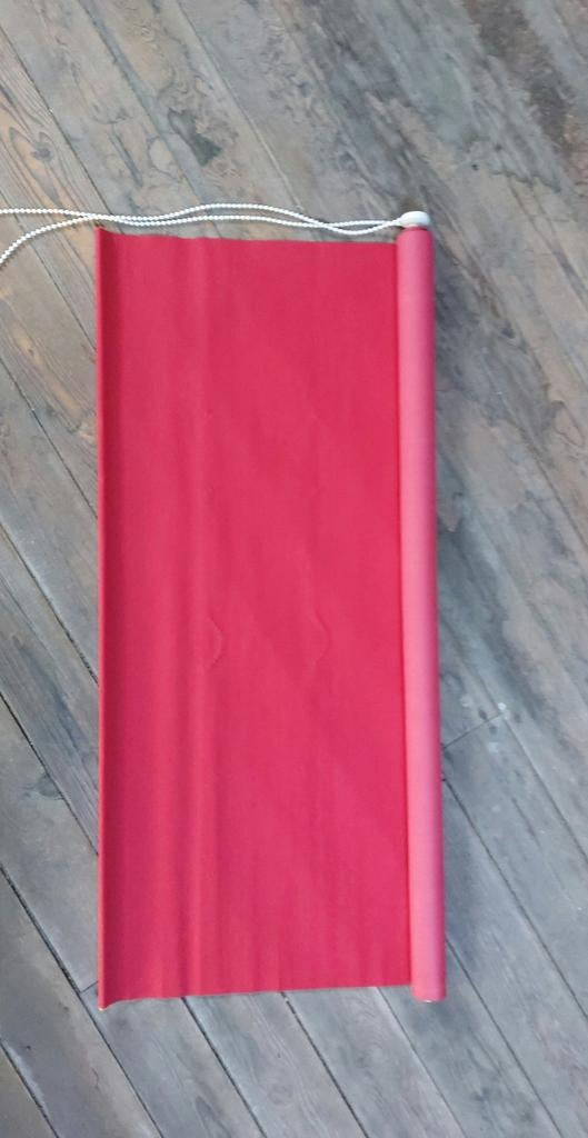 Stores romains + rideaux simples, Maison & Meubles, Enlèvement, Utilisé, Beige