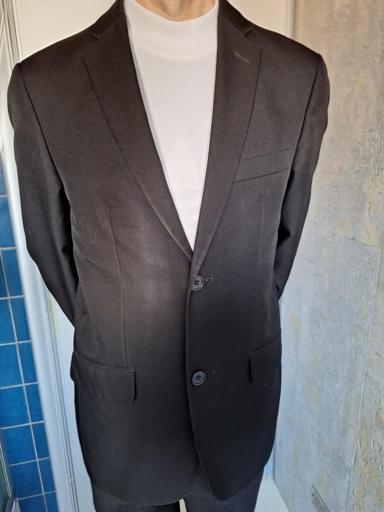 Veston noir homme Angelo Litrico, taille 46, Enlèvement, Angelo Lutrico, Porté, Taille 46 (S) ou plus petite