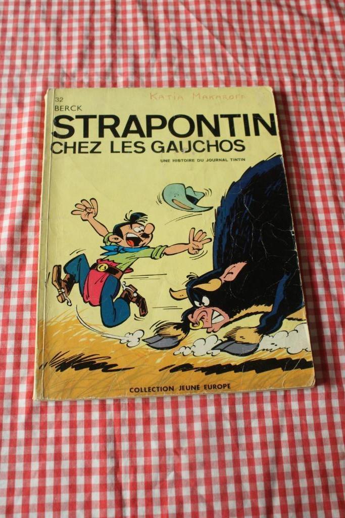 STRAPONTIN chez les GAUCHOS - EO - 1965 - Berck, Livres, BD, Enlèvement ou Envoi, Une BD, Utilisé, Berck et goscinny