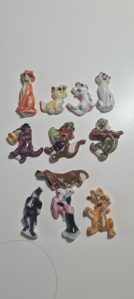 Figurines feves porcelaine "Aristochats ", Collections, Enlèvement ou Envoi, Comme neuf, Autres types