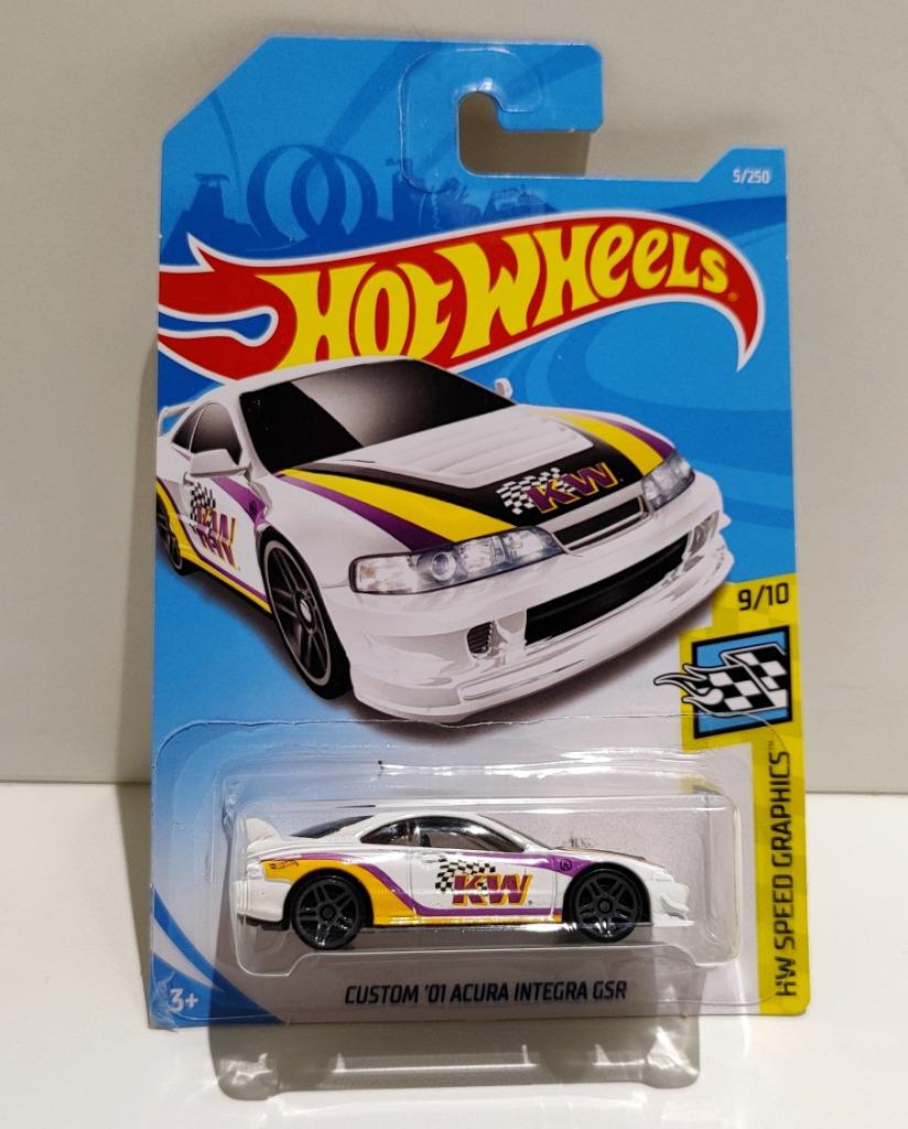 Hot Wheels Custom 01 Acura Integra GSR KW Tuning (2018), Hobby en Vrije tijd, Modelauto's | Overige schalen, Ophalen of Verzenden