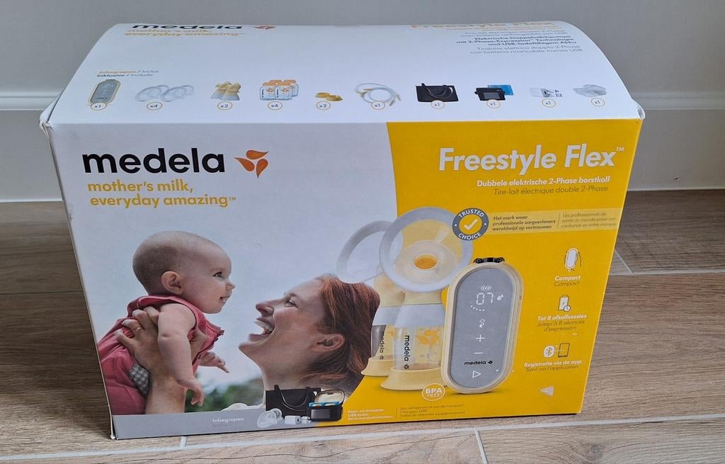 Tire-lait électrique double Medela Freestyle Flex, Enfants & Bébés, Enlèvement, Comme neuf, Tire-lait