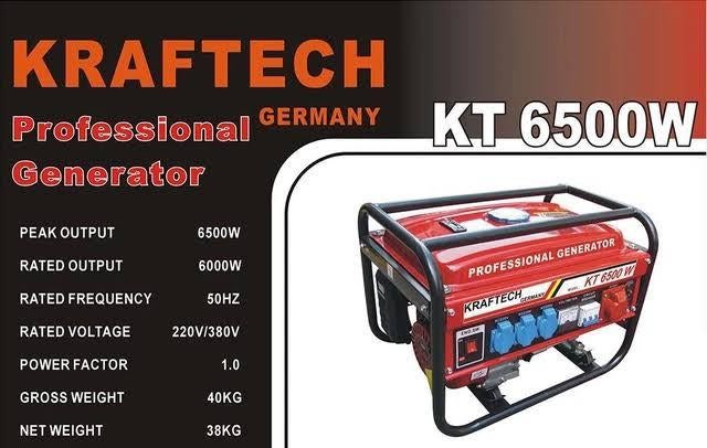 Stroomgroep/generator 6500w geluidsarm nieuw gratis bezorgin, Benzine, Geluidgedempt, Nieuw, Ophalen of Verzenden