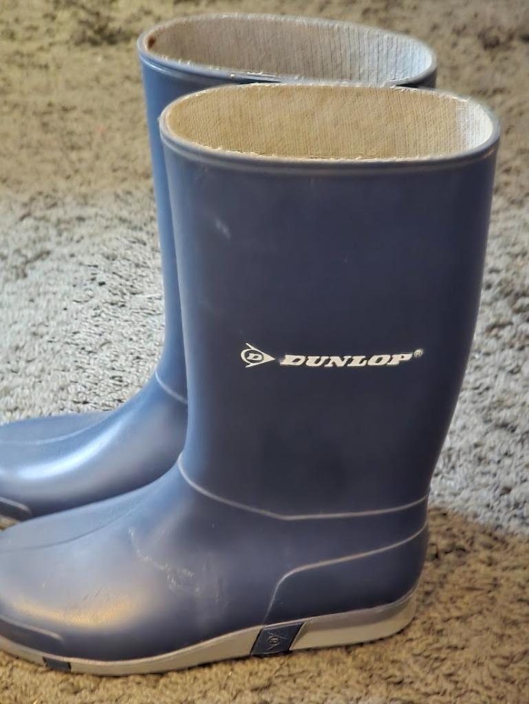 laarzen Dunlop blauw, Tuin en Terras, Kinderen, Ophalen of Verzenden, Dunlop, Laarzen