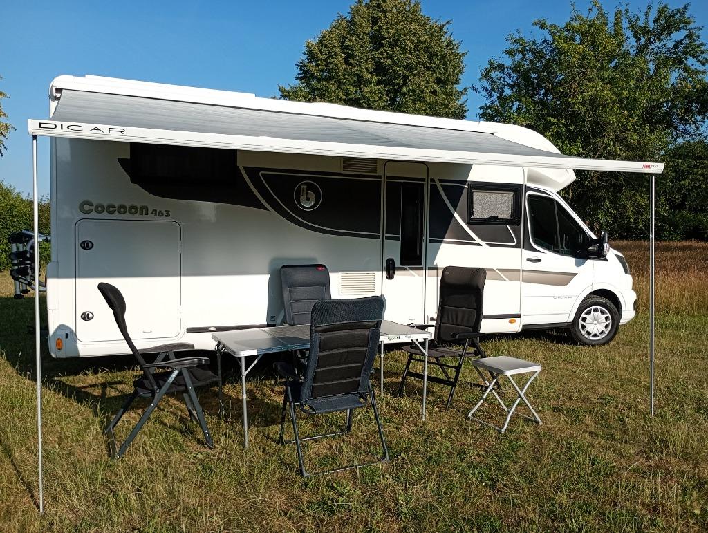 camper verhuur, Caravanes & Camping, Camping-cars, Particulier, jusqu'à 4, Semi-intégral, Benimar, Ford, Diesel, Automatique, Siège en L