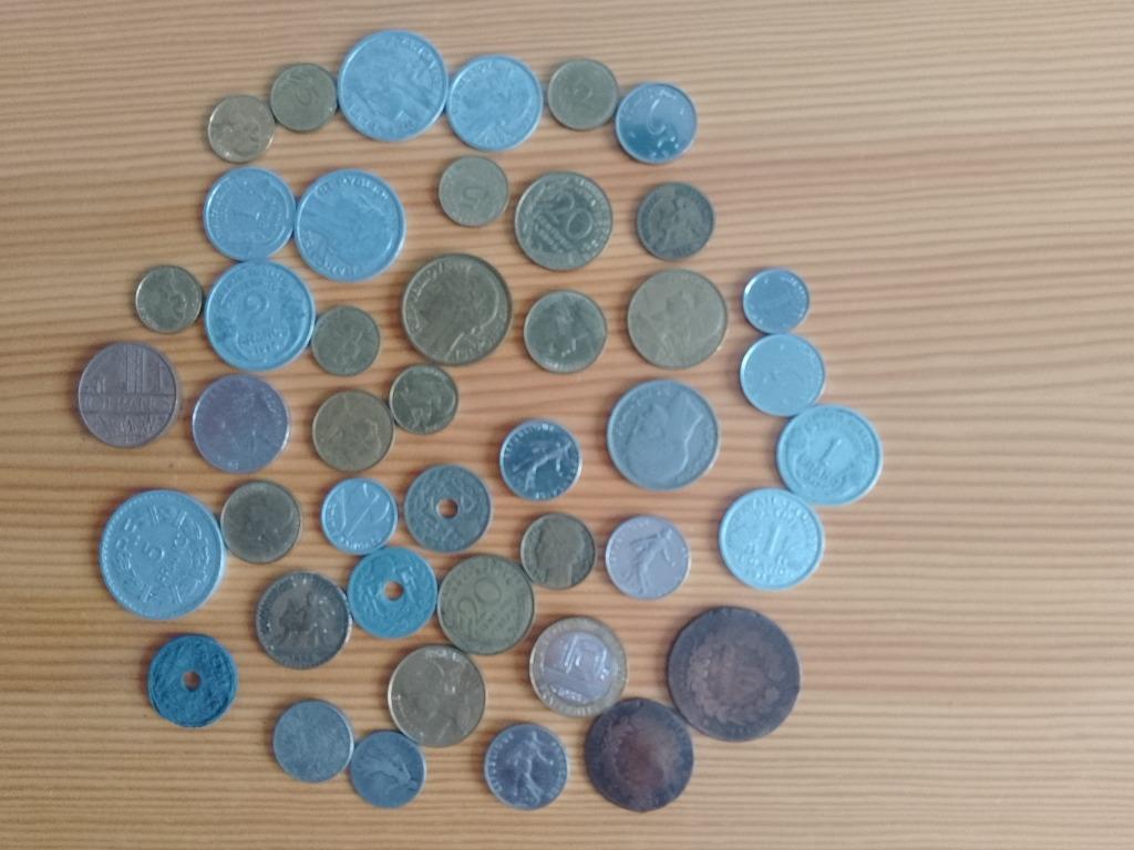 Pièces de monnaie françaises, Enlèvement, France, Monnaie en vrac