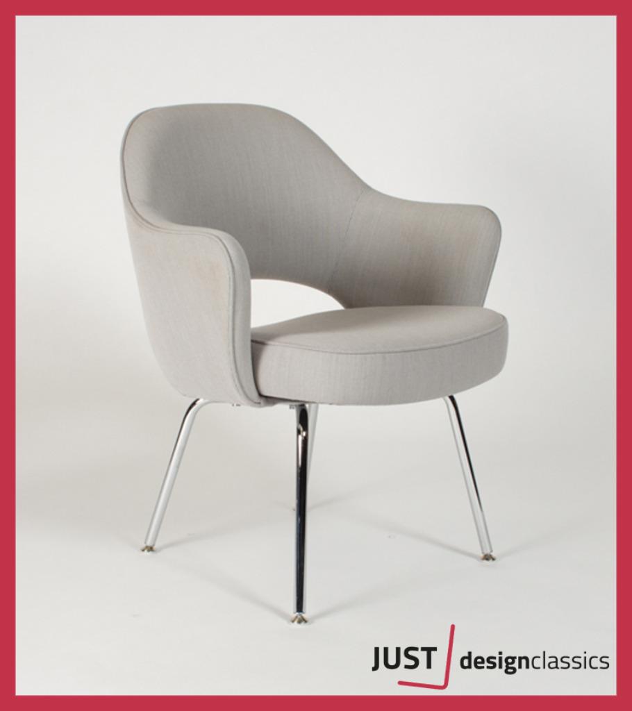 Knoll Saarinen Executive Arm Chair Grijs, Enlèvement, Gris, Tissus