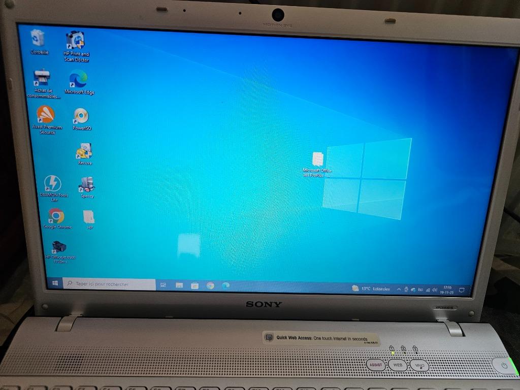 sony vaio, Computers en Software, Ophalen of Verzenden, Zo goed als nieuw, 15 inch, HDD