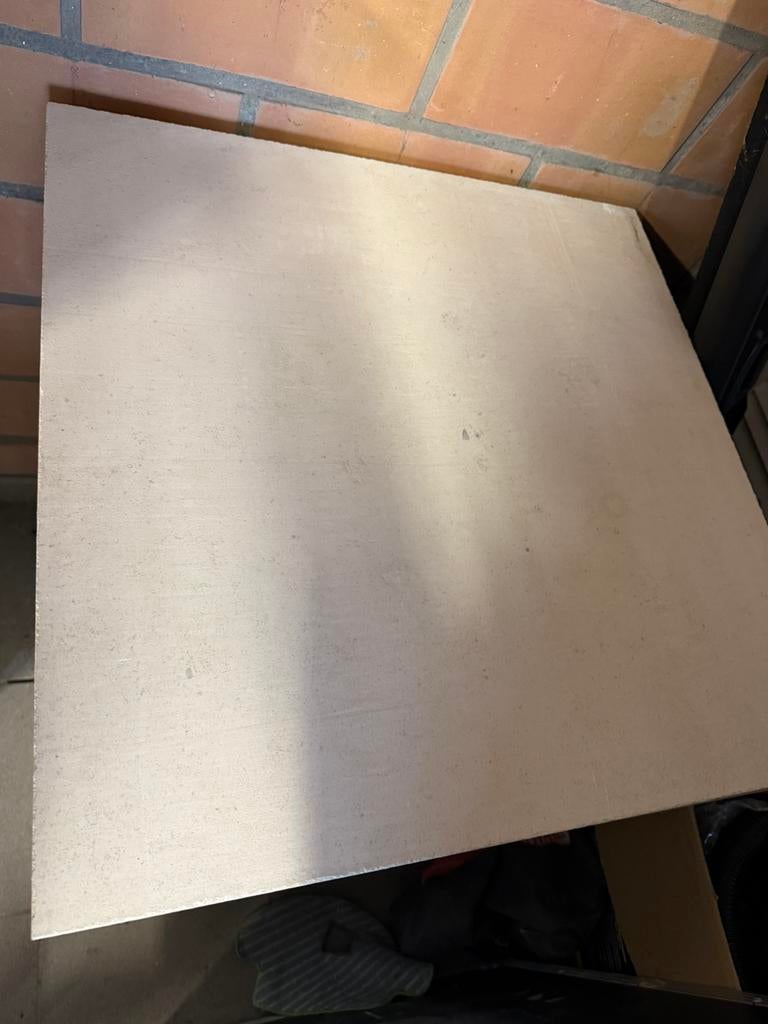 natuursteen tegels 60X52 cm en 2cm dik– 37 stuks (11,5m3), Doe-het-zelf en Bouw, Tegels, Zo goed als nieuw, Vloertegels, Overige materialen