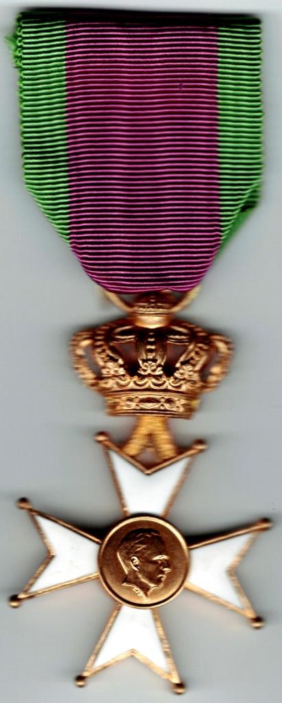 Veteranenmedaille Leopold III in doosje, Postzegels en Munten, Penningen en Medailles, Verzenden, Brons