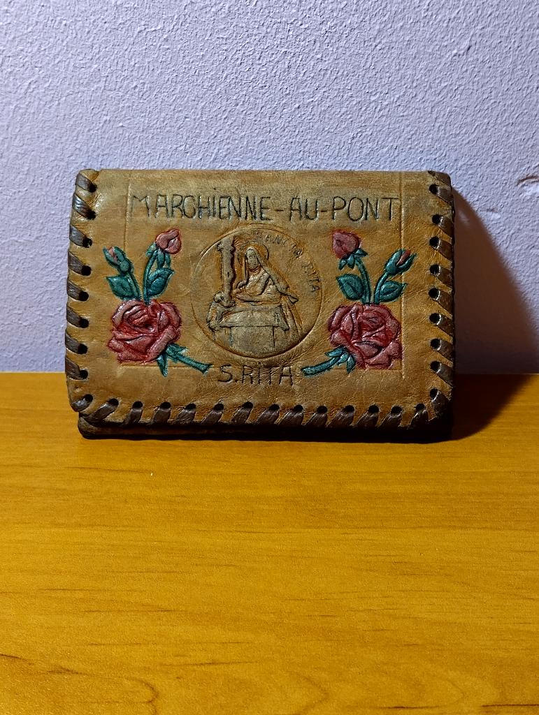 Petit porte monnaie Sainte Rita vintage année 50-50, Antiquités & Art, Enlèvement