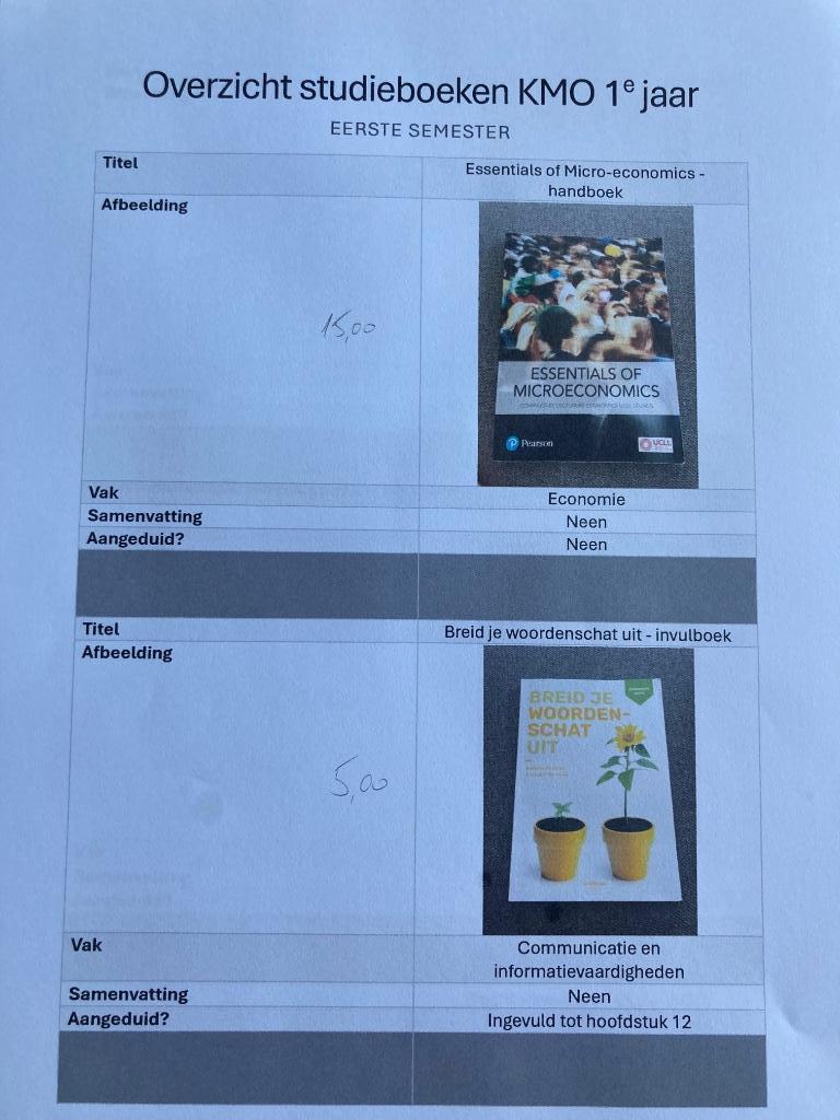 Studieboeken Bedrijfsmanagement KMO 1ste jaar, Boeken, Studieboeken en Cursussen, Ophalen, Zo goed als nieuw, Hoger Onderwijs