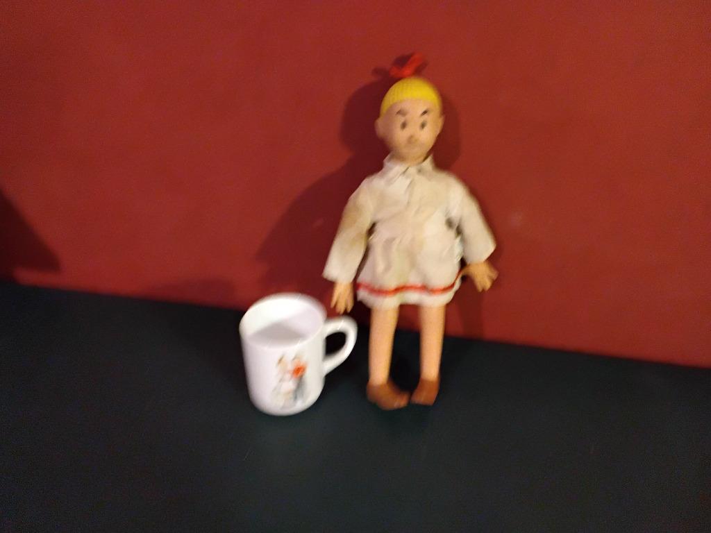 Suske en Wiske pop en koffietas, Enlèvement, Bob et Bobette, Utilisé, Statue ou Figurine