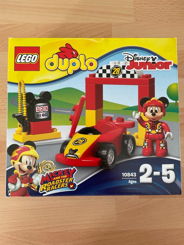 Duplo 10843: Mickey's Racewagen: Disney Junior, Verzenden, Nieuw, Complete set, Duplo