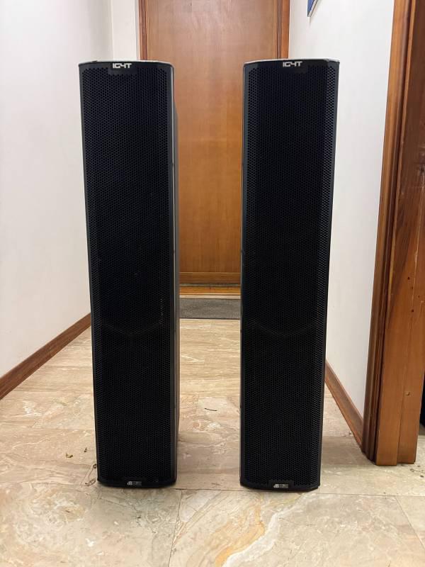 Paire de Db Technologies Ingénia IG4T + Housses, Audio, Tv en Foto, Luidsprekerboxen, Zo goed als nieuw, Ophalen