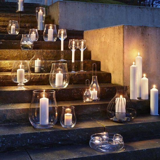 Set van 4 windlichten Giardino Leonardo, Ophalen, Overige materialen, Zwart, Zo goed als nieuw