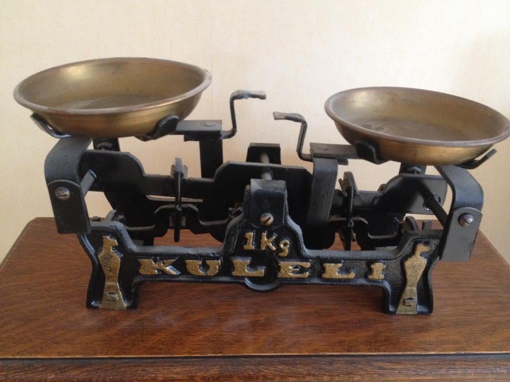 Antieke Kuleli balans gietijzer, Antiek en Kunst, Antiek | Gereedschap en Instrumenten, Ophalen