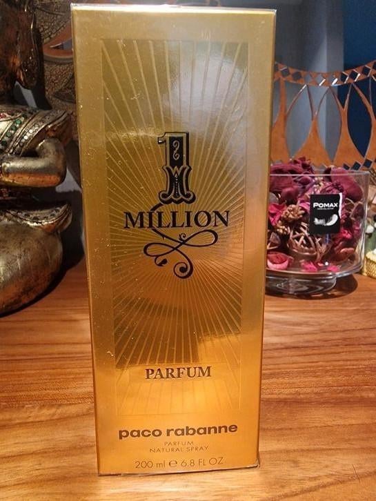 PACO RABANNE 1 Million Heren PARFUM 200ml, Handtassen en Accessoires, Uiterlijk | Parfum, Ophalen, Nieuw