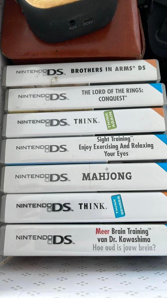 Nintendo DS Lite Spelletjes, Gebruikt, Wit, Ophalen of Verzenden, Met beschermhoes of tas