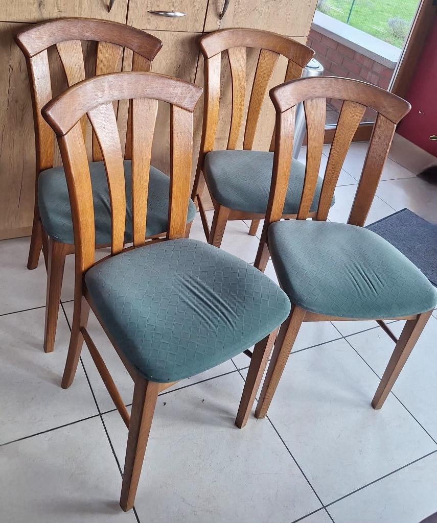 4 chaises de salon, Maison & Meubles, Enlèvement, Utilisé