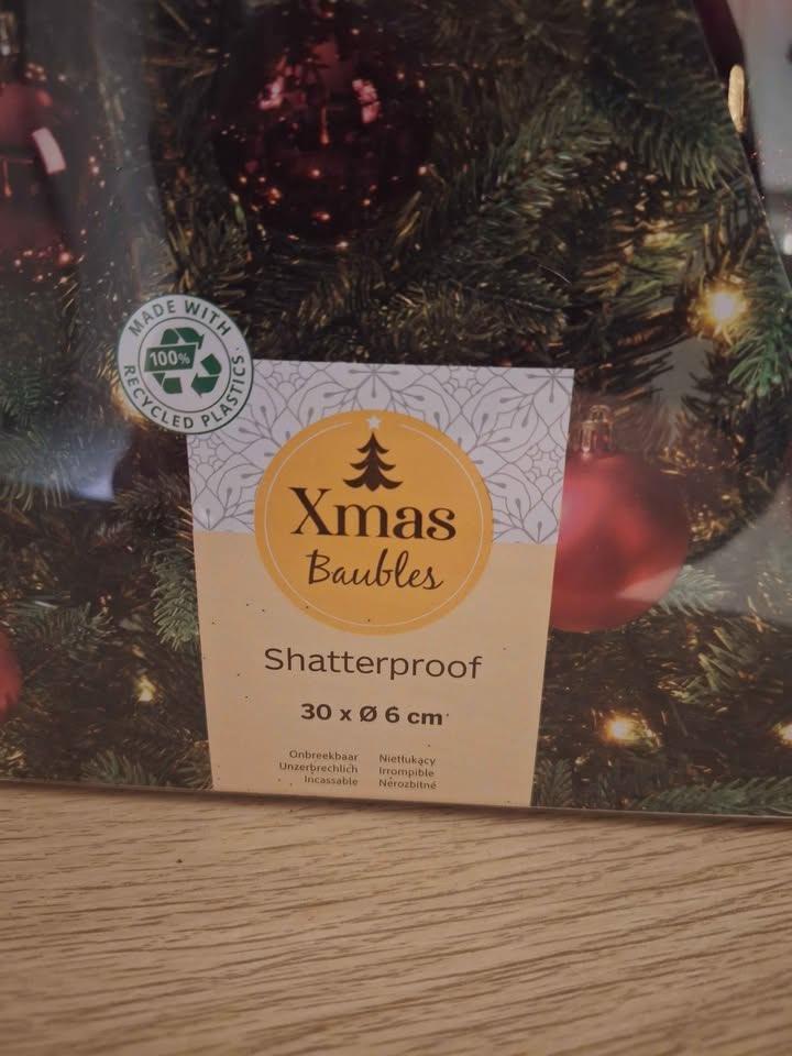 rode kerstballen, Ophalen of Verzenden, Nieuw