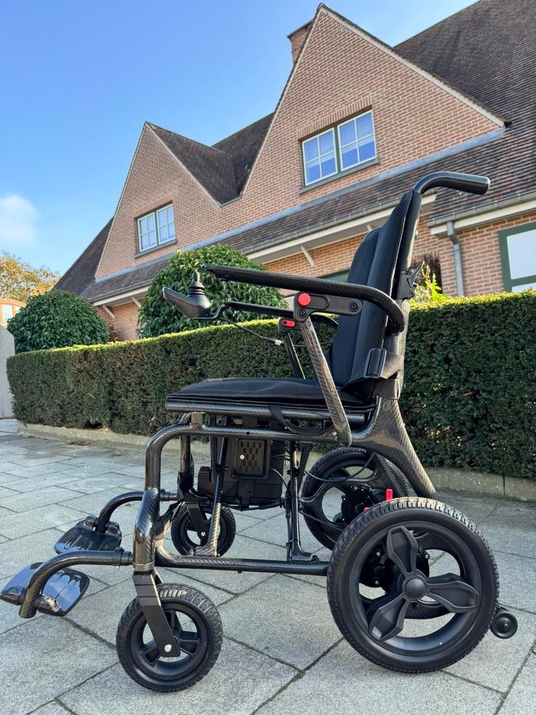 Fauteuil roulant électrique ultralége Carbon Premium édition, Divers, Enlèvement ou Envoi, Pliant, Neuf, Fauteuil roulant électrique
