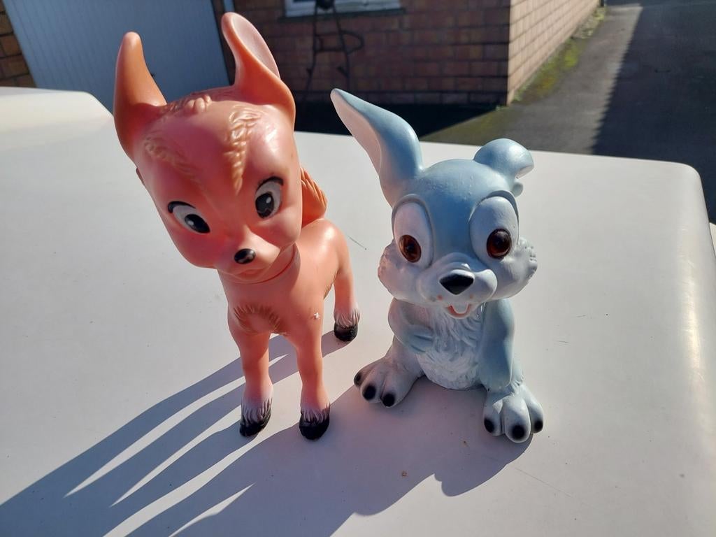 Oude piepers / pouet elephant Bambi + Stamper, Collections, Enlèvement