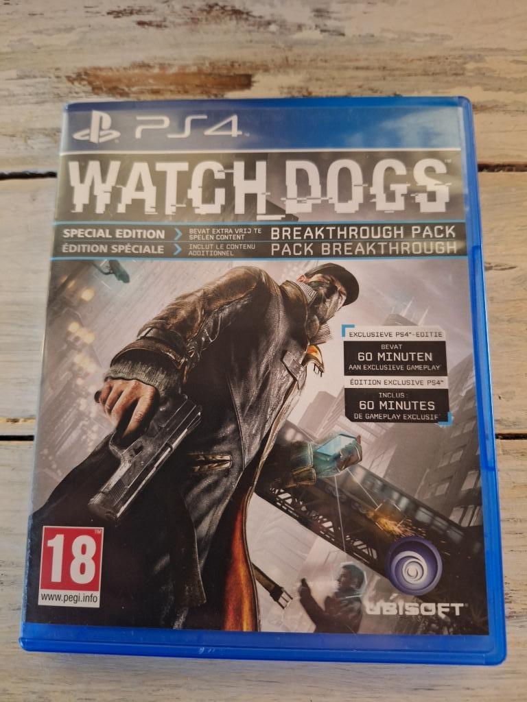 Jeu PS4 Watch Dogs, Consoles de jeu & Jeux vidéo, Enlèvement, Comme neuf