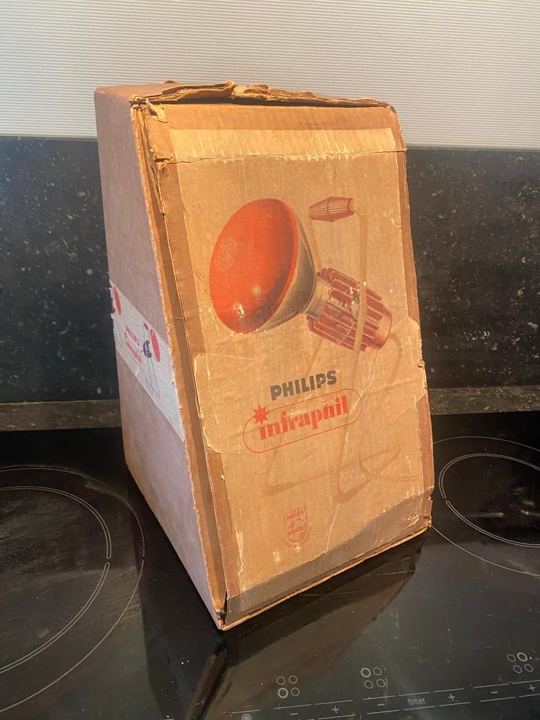 PHILIPS infraphil  "The paperclip" lamp, Ophalen of Verzenden, Huis en Inrichting