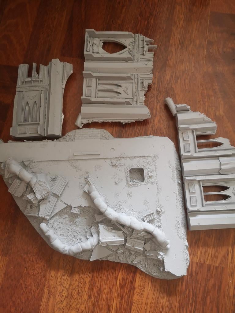 Ruine administratum warhammer 40k forgeworld décors, Ophalen of Verzenden, Warhammer