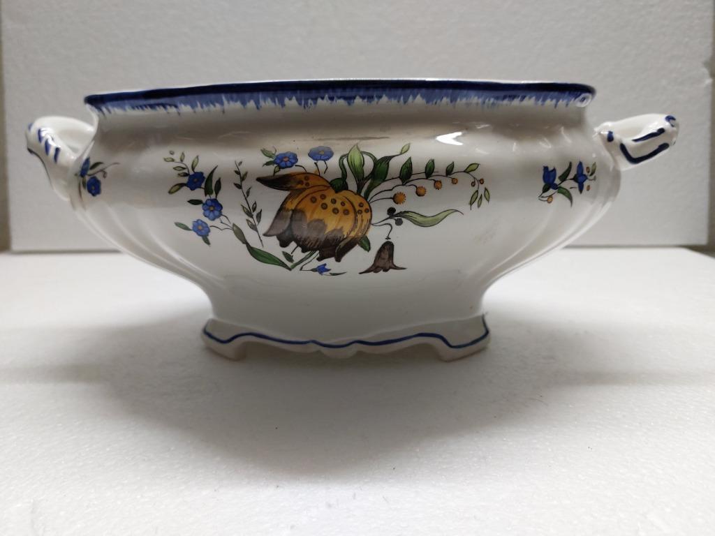 Soupière ou plat profond Boch, Antiquités & Art, Curiosités & Brocante, Enlèvement ou Envoi