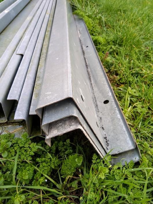 Z-profielen - verzinkt, Doe-het-zelf en Bouw, Ophalen, Gebruikt, IJzer