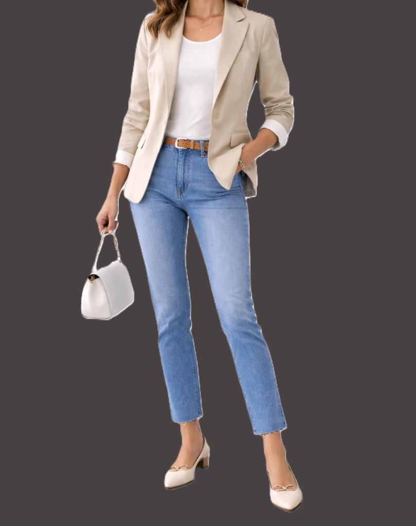 Hugo Boss dames blazer – maat 38/40, Kleding | Dames, Maat 38/40 (M), Beige, Ophalen of Verzenden, Jasje