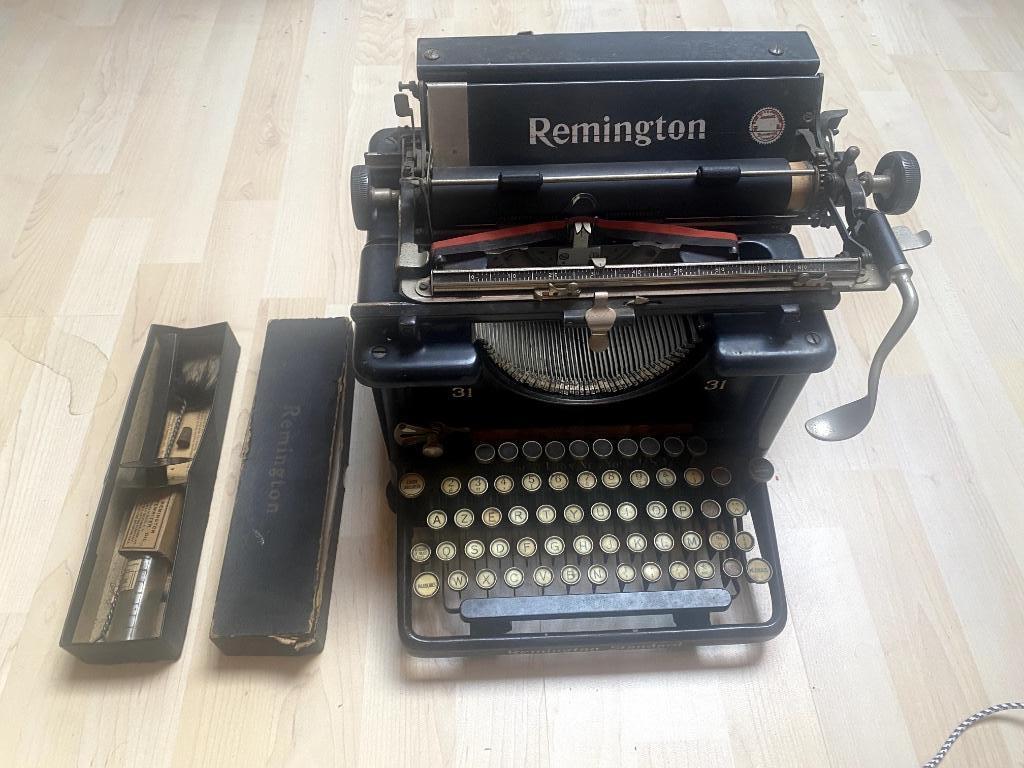 Machine à écrire Remington Model 31 – AZERTY – 1935-1939, Divers, Machines à écrire, Enlèvement, Utilisé