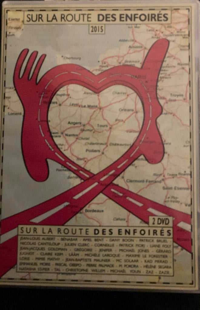 2 dvd Sur la route des enfoirés 2015, CD & DVD, Enlèvement ou Envoi, Comme neuf