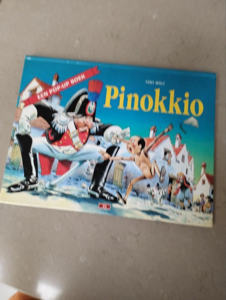 Pinokkio, een pop up boek. Tony Wolf., Ophalen of Verzenden