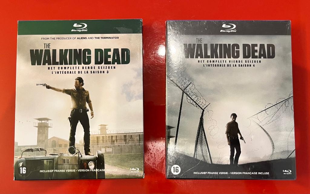Blu-Ray The Walking Dead - Seizoen 3 en 4, Cd's en Dvd's, Blu-ray, Ophalen of Verzenden, Nieuw in verpakking, Horror