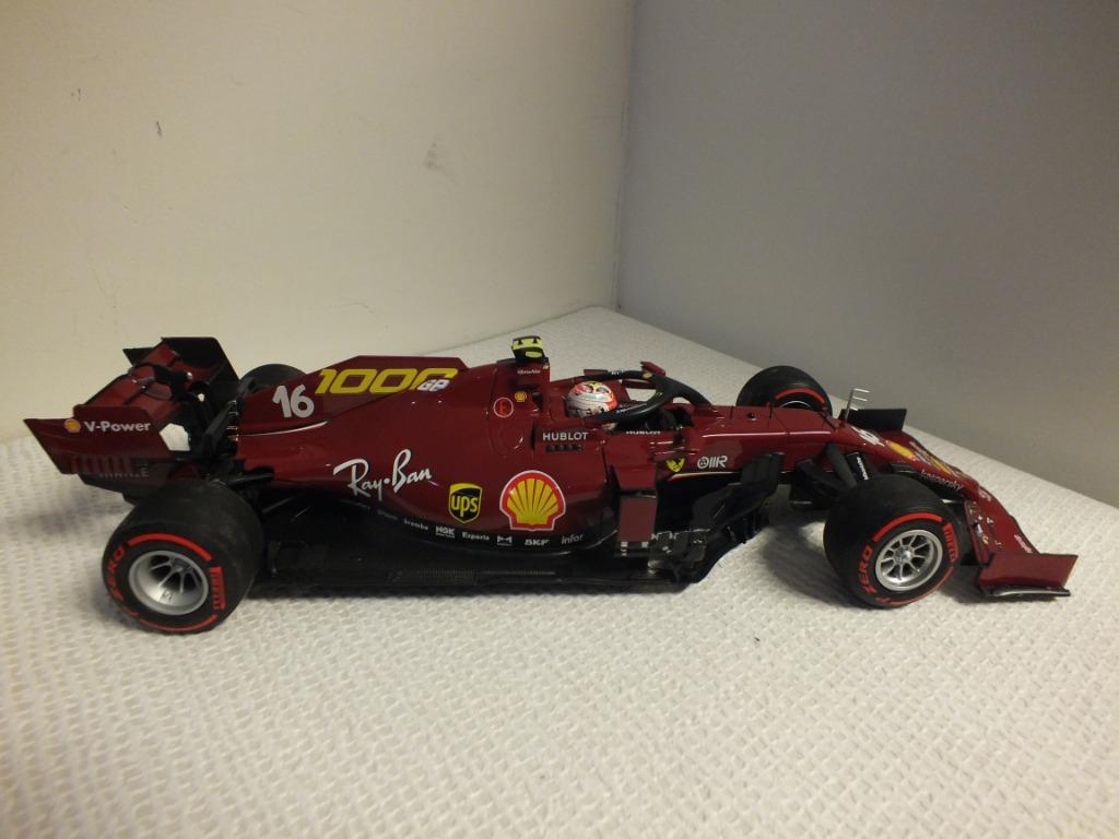 FERRARI SF1000 BBR TUSCANY 2020 LECLERC 1/18, Ophalen of Verzenden, Gebruikt, Auto, Overige merken