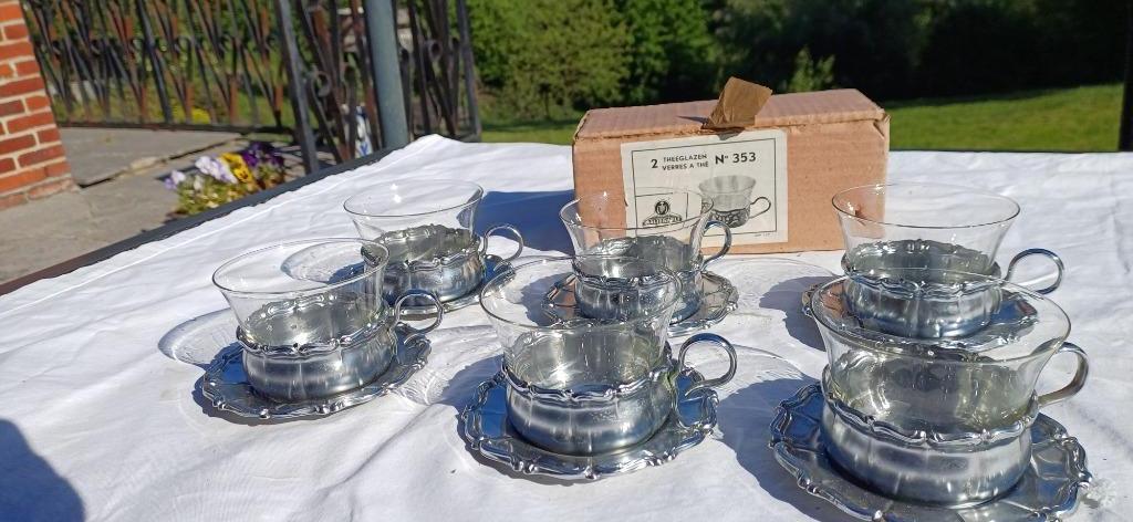 Demeyer theeservies van roestvrij staal, Ophalen