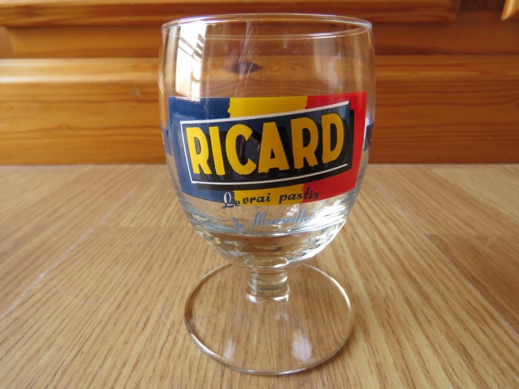 verre ballon Ricard drapeau Belge anno 1958, Ophalen of Verzenden, Zo goed als nieuw, Overige typen