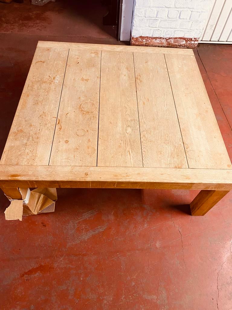 Table de salon marque FLAMANT, Huis en Inrichting, Tafels | Salontafels, Ophalen, Zo goed als nieuw, Eikenhout