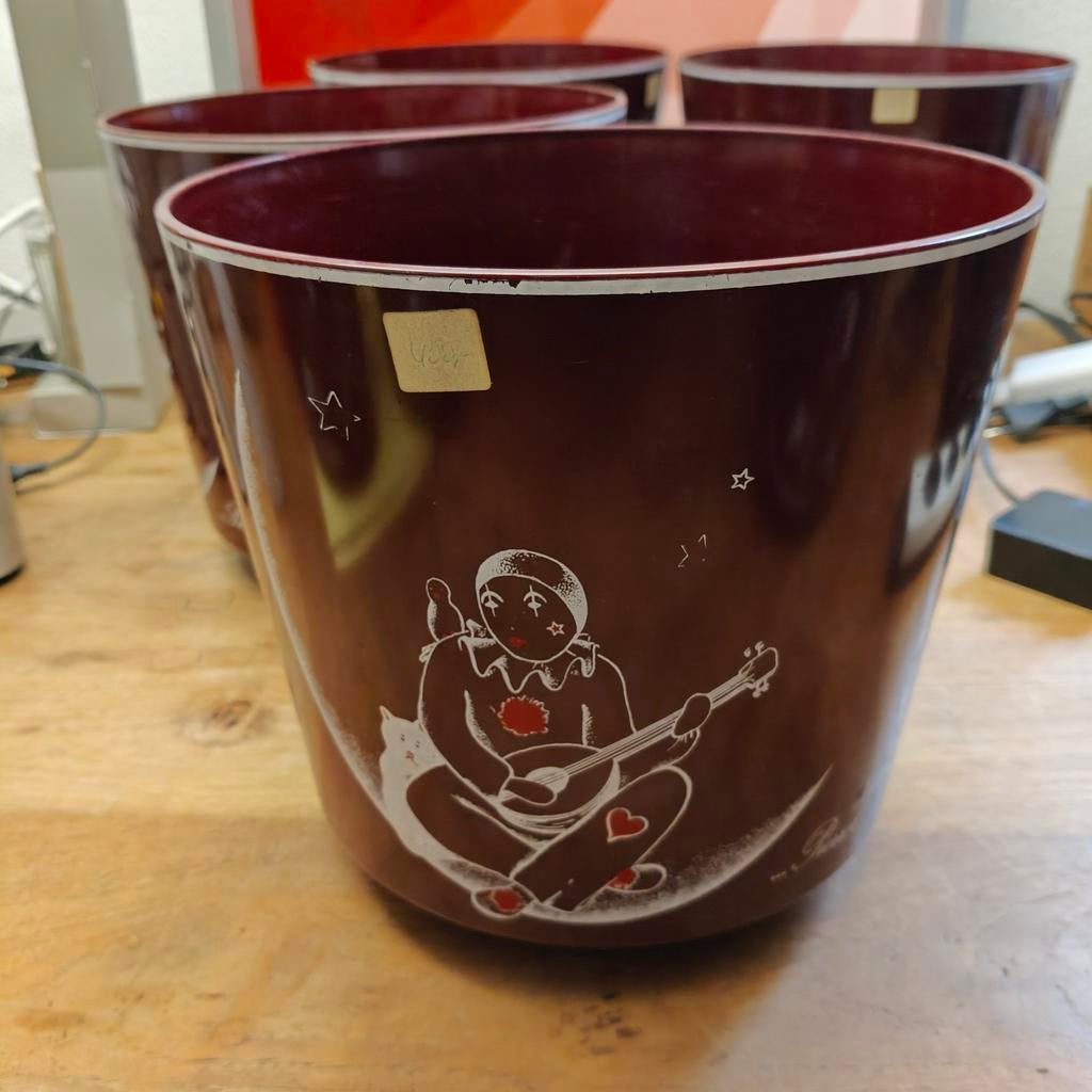 Vintage Fasyl Décor cachepots – set van 3 – Made in France, Antiek en Kunst, Ophalen