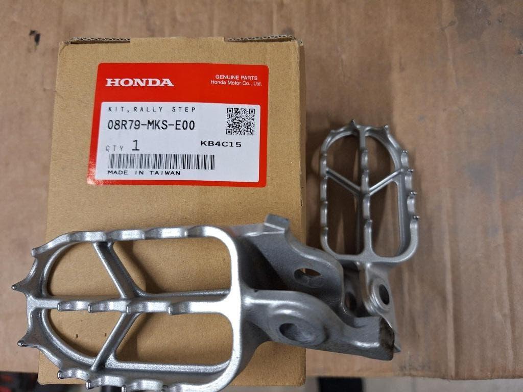 Voetsteunen Rallye Steps ORIGINAL(TransAlp/AfricaTwin), Motoren, Accessoires | Overige, Ophalen of Verzenden, Zo goed als nieuw