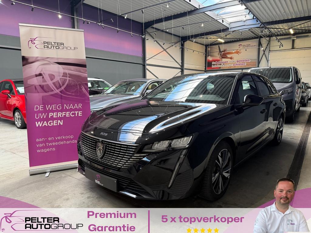 Peugeot 308 SW 1.5 BlueHDi Automaat Allure Pack GPS Camera, Auto's, 4 cilinders, 0 kg, Zwart, 97 kW