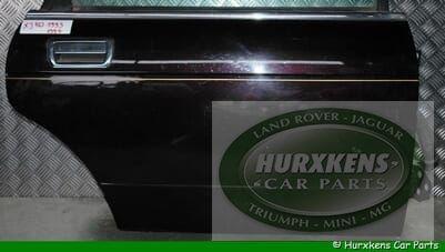 Achterdeur rechts zwart metallic- gebruikt Jaguar XJ40, Arrière, -, Haillon arrière, Utilisé